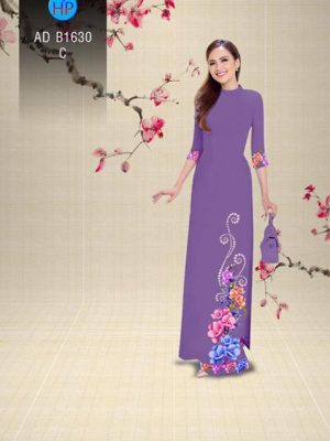 Vải áo dài Hoa in 3D AD B1630 21