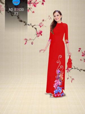 Vải áo dài Hoa in 3D AD B1630 24