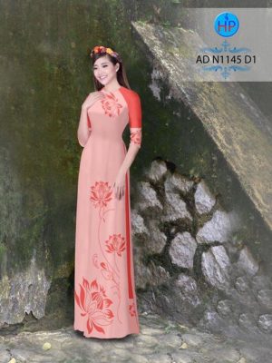 Vải áo dài Sen đẹp sắc sảo AD N1145 24