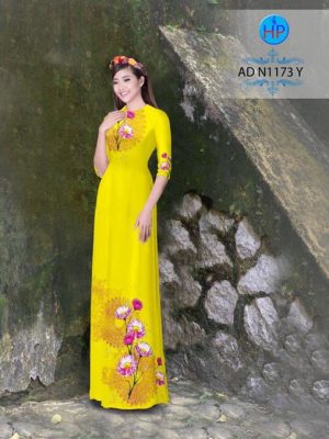 Vải áo dài Hoa Cúc AD N1173 18