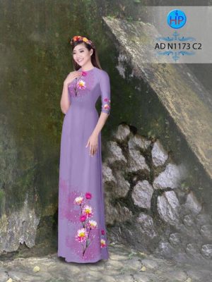 Vải áo dài Hoa Cúc AD N1173 22
