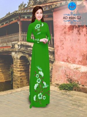 Vải áo dài Hoa in 3D AD 4568 24