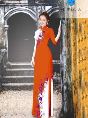 Vải áo dài Hoa in 3D AD N1220 19