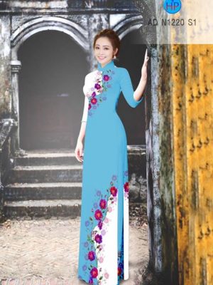 Vải áo dài Hoa in 3D AD N1220 22