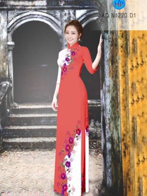 Vải áo dài Hoa in 3D AD N1220 25