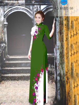 Vải áo dài Hoa in 3D AD N1220 24