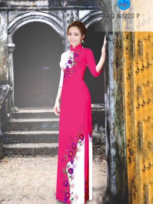 Vải áo dài Hoa in 3D AD N1220 23
