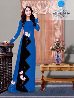 Vải áo dài hoa Sen AD N1236 20