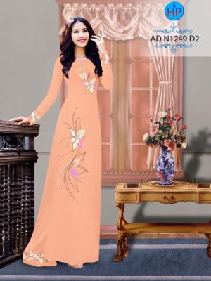 Vải áo dài Hoa in 3D AD N1249 15