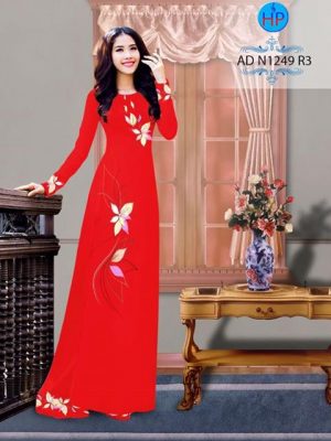 Vải áo dài Hoa in 3D AD N1249 25
