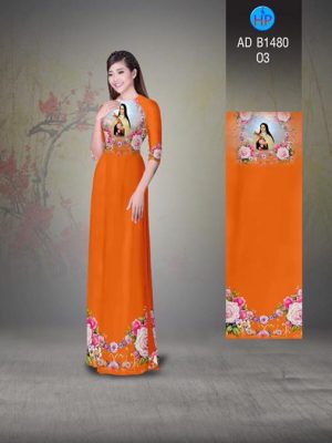 Vải áo dài Mừng lễ Thánh Têrêsa AD B1480 19