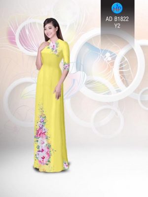 Vải áo dài Hoa in 3D AD B1822 15
