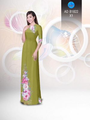 Vải áo dài Hoa in 3D AD B1822 17