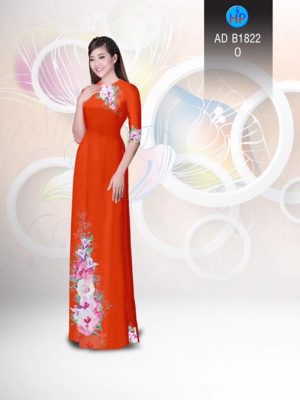 Vải áo dài Hoa in 3D AD B1822 25