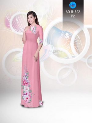 Vải áo dài Hoa in 3D AD B1822 24