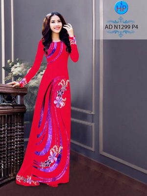 Vải áo dài Hoa in 3D AD N1299 20