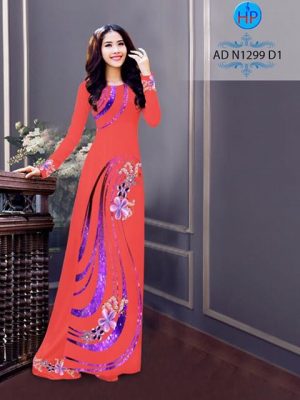 Vải áo dài Hoa in 3D AD N1299 22