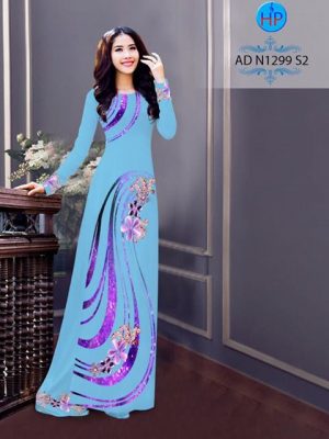 Vải áo dài Hoa in 3D AD N1299 21