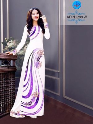 Vải áo dài Hoa in 3D AD N1299 24