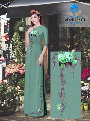 1507161524 998 vai ao dai hoa hong ngot ngao yeu thuong chao ngay moi ad