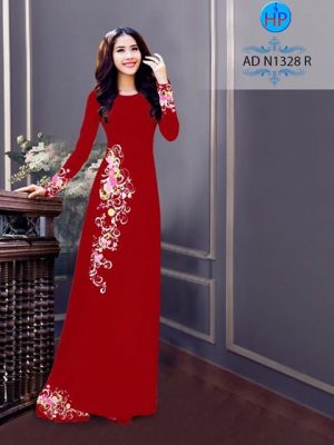 Vải áo dài Hoa in 3D AD N1328 15