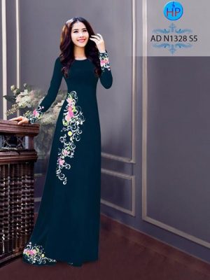 Vải áo dài Hoa in 3D AD N1328 14