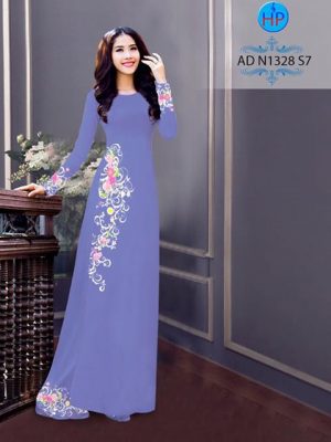 Vải áo dài Hoa in 3D AD N1328 17
