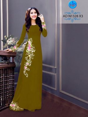 Vải áo dài Hoa in 3D AD N1328 19