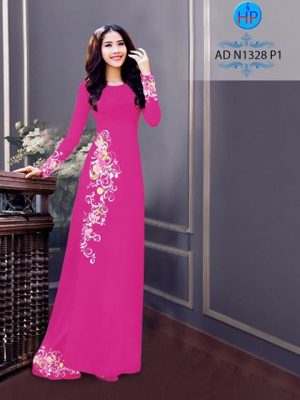 Vải áo dài Hoa in 3D AD N1328 20