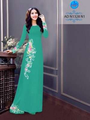 Vải áo dài Hoa in 3D AD N1328 25