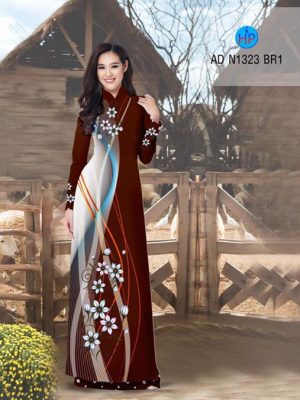 Vải áo dài Hoa in 3D AD N1323 15