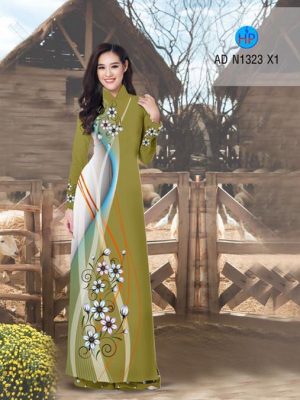 Vải áo dài Hoa in 3D AD N1323 23