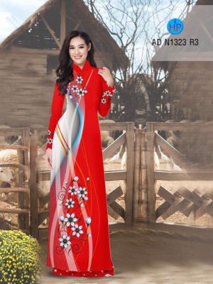 Vải áo dài Hoa in 3D AD N1323 25