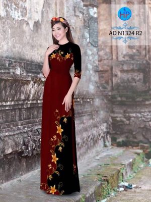 Vải áo dài Hoa in 3D AD N1324 24