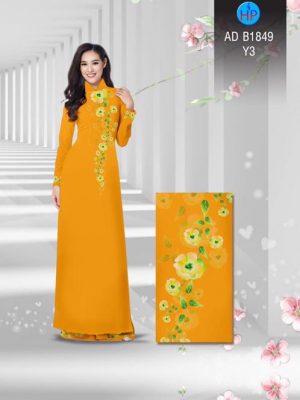 Vải áo dài Hoa in 3D AD B1849 15