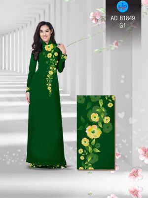 Vải áo dài Hoa in 3D AD B1849 20