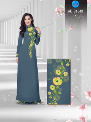 Vải áo dài Hoa in 3D AD B1849 23