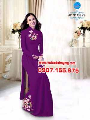 Vải áo dài Hoa in 3D AD N1332 14