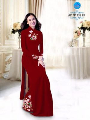 Vải áo dài Hoa in 3D AD N1332 20
