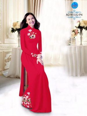 Vải áo dài Hoa in 3D AD N1332 22