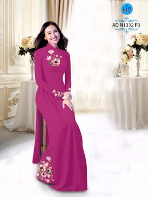 Vải áo dài Hoa in 3D AD N1332 21