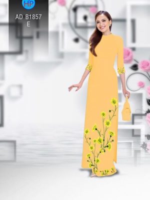 Vải áo dài Hoa in 3D AD B1857 16