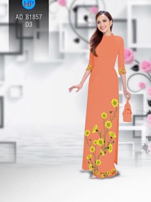 Vải áo dài Hoa in 3D AD B1857 18