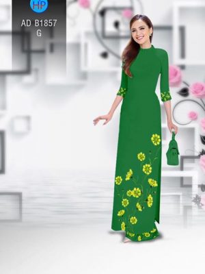Vải áo dài Hoa in 3D AD B1857 17
