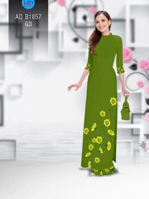 Vải áo dài Hoa in 3D AD B1857 19