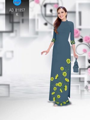 Vải áo dài Hoa in 3D AD B1857 20