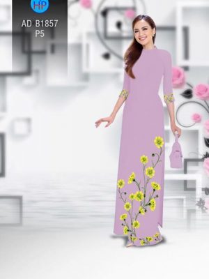 Vải áo dài Hoa in 3D AD B1857 24