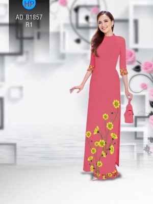 Vải áo dài Hoa in 3D AD B1857 25
