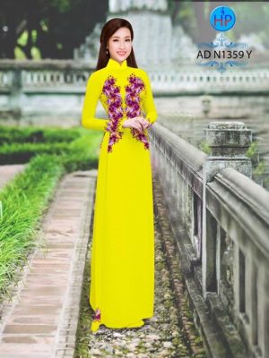 Vải áo dài Hoa in 3D AD N1359 17