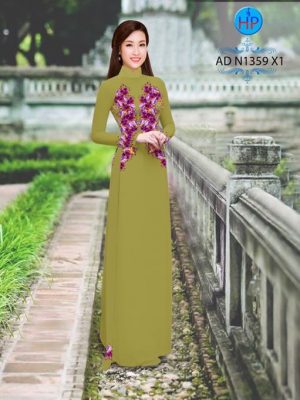 Vải áo dài Hoa in 3D AD N1359 18